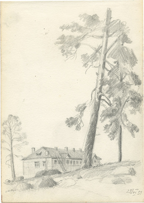 Неизвестный художник. Шесть листов с видами Москвы и Подмосковья